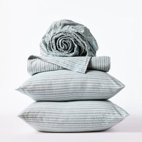 Crinkled Percale™ Sheet Set - Renewed